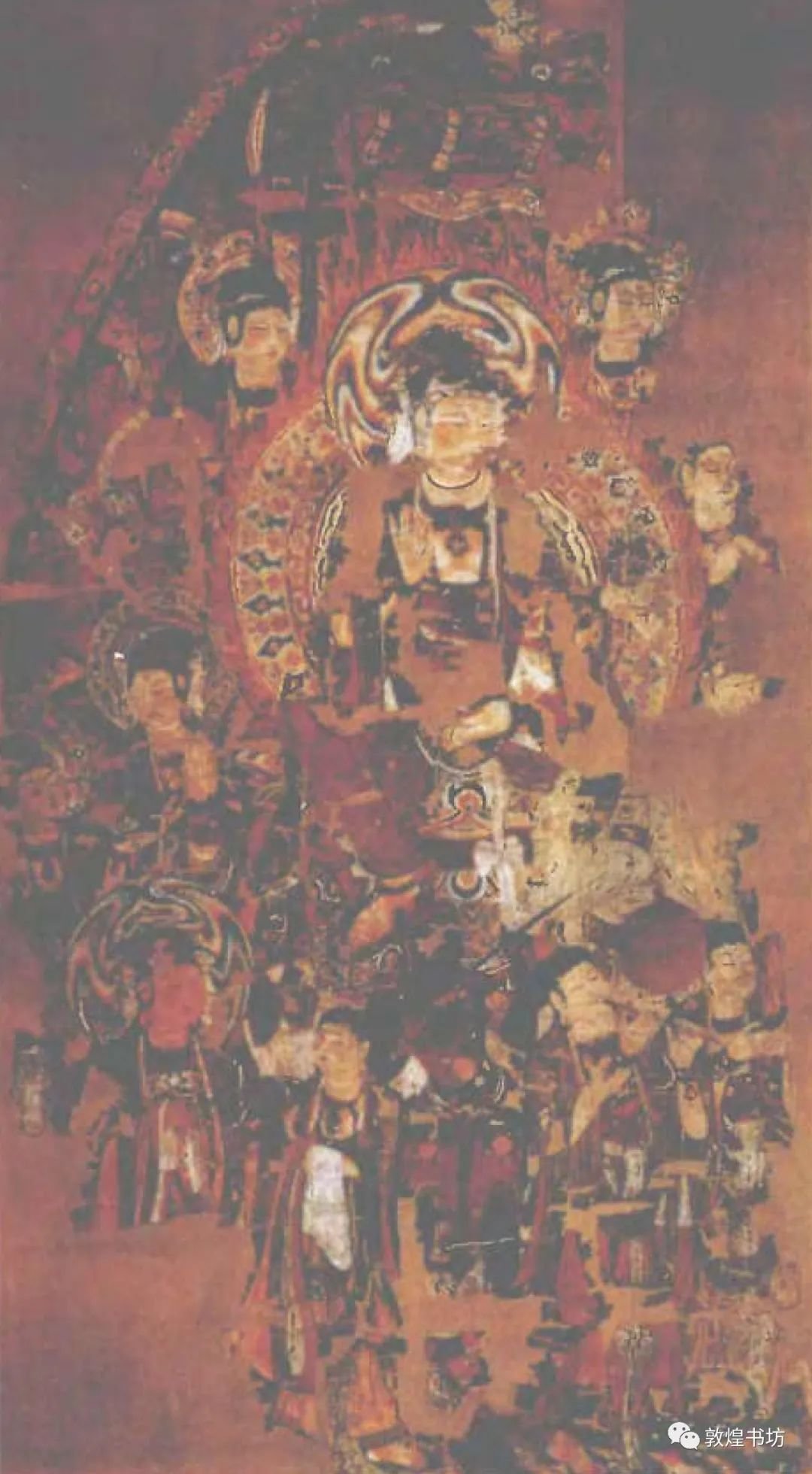 绢画普贤变 五代