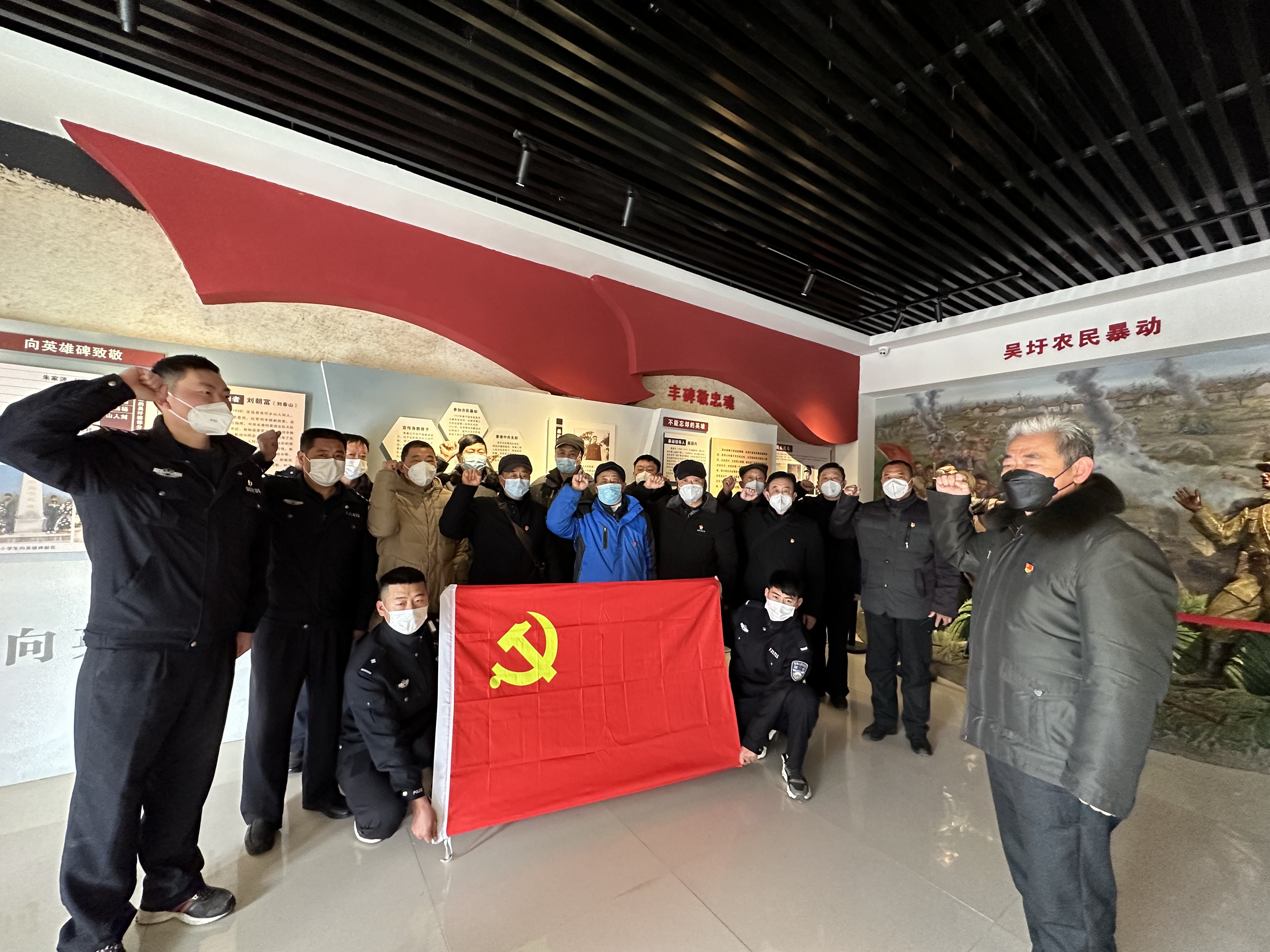喜迎警察节 慰问暖警心——安徽吴圩镇开展“中国人民警察节”走访慰问活动