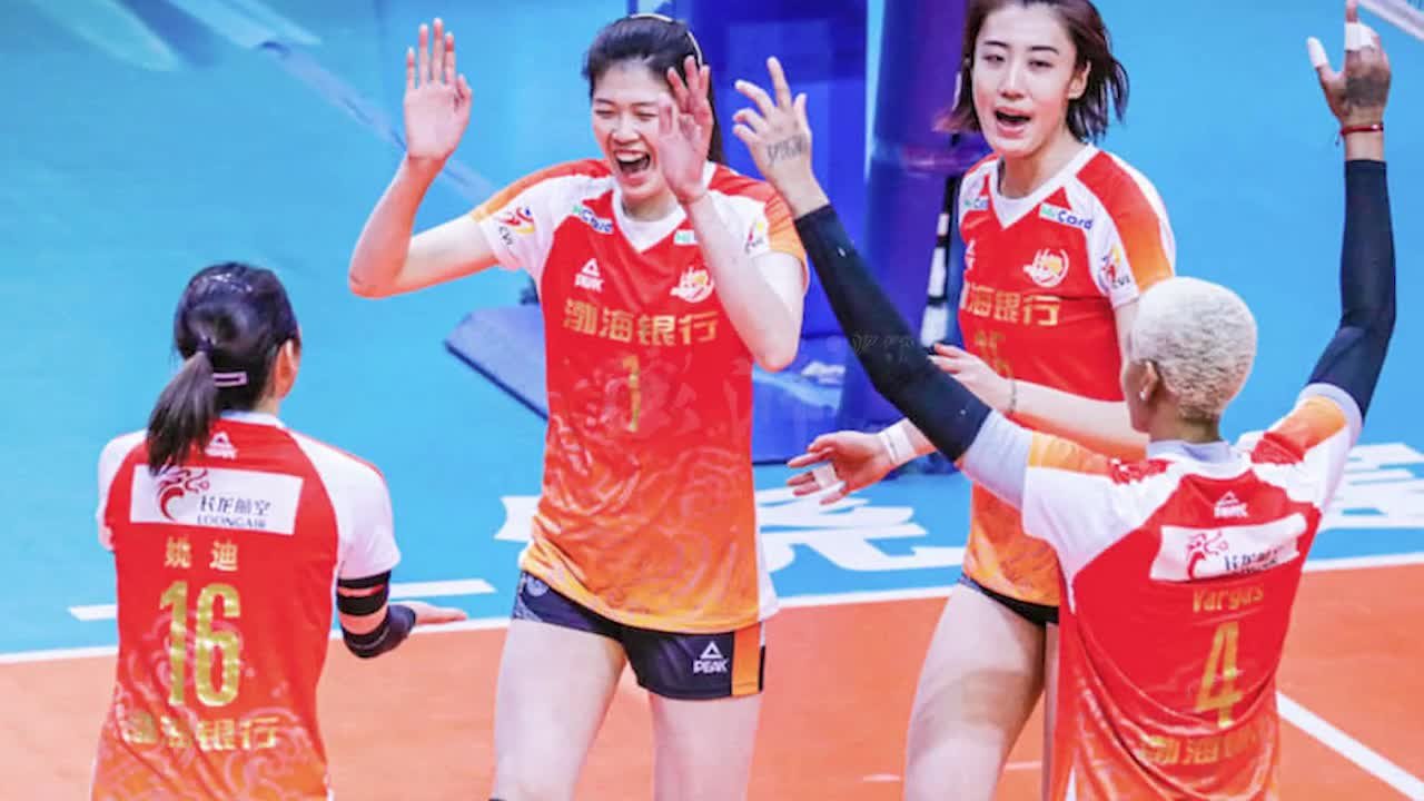 天津女排第15次夺得女排超级联赛冠军
