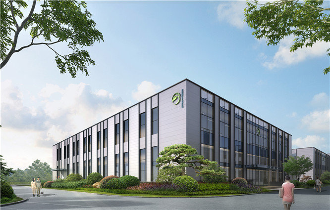 信阳国家农业科技园核心区建设项目  首栋茶叶加工厂厂房顺利完工