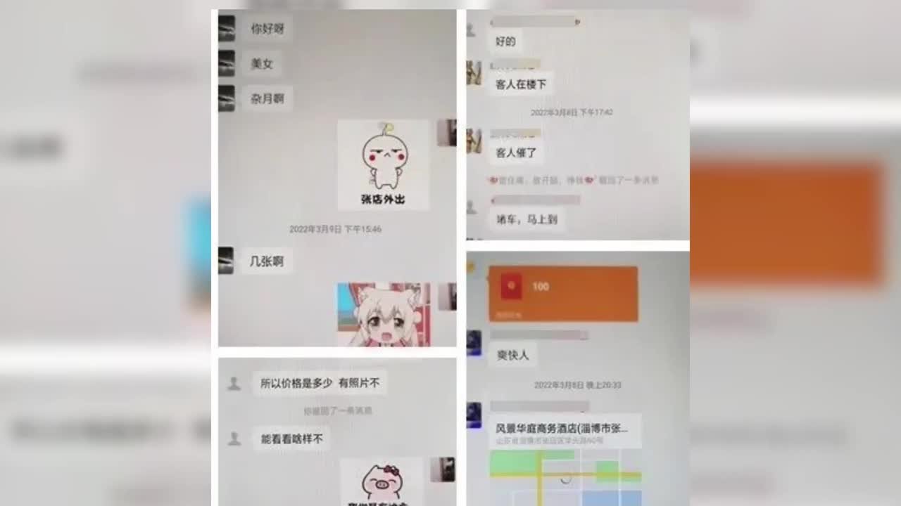山东淄博警方打掉一网络组织卖淫团伙，抓获22名嫌疑人