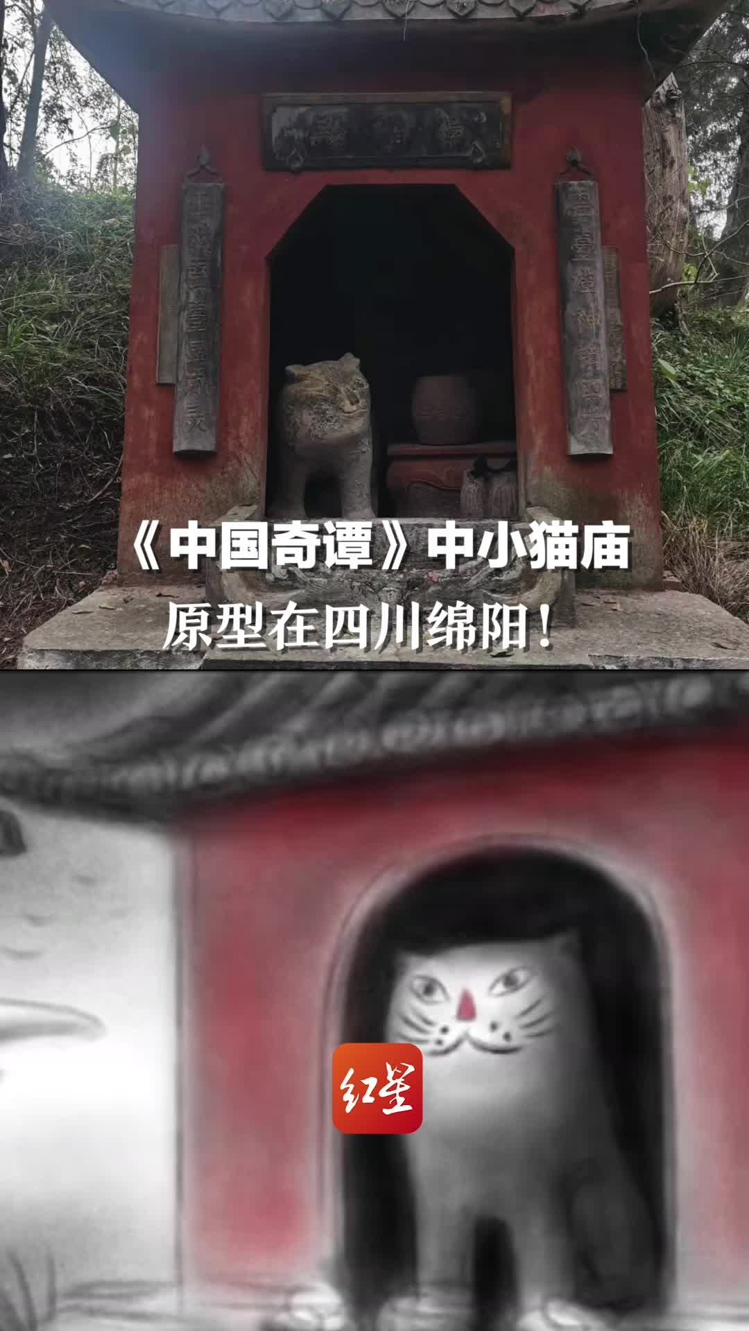 《中国奇谭》中可可爱爱的小猫庙原型在四川绵阳！当地政府：已存在20余年，文旅部门将现场查看