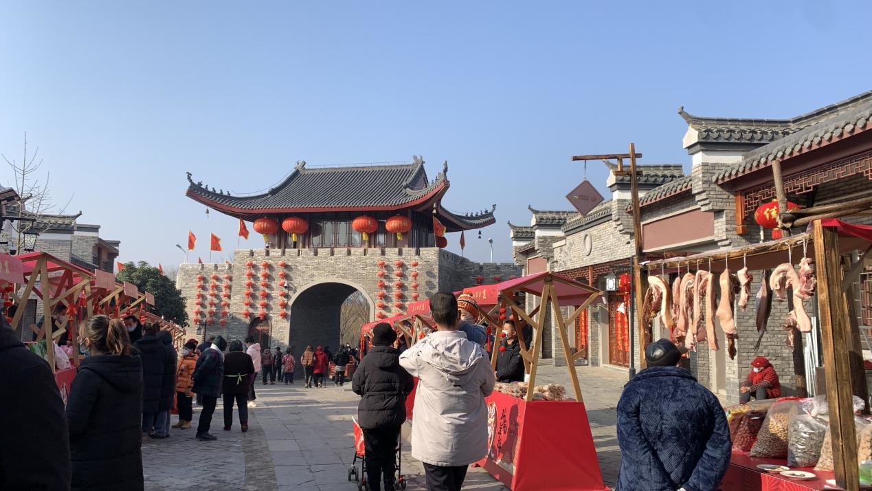 安徽肥西县山口古街浓浓年味迎客来凤凰网安徽_凤凰网