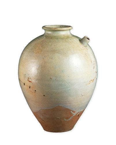 巩县窑白釉瓷壶