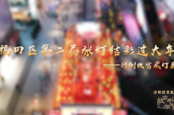 张灯结彩过大年 福田“仿制故宫藏灯展”主题灯会