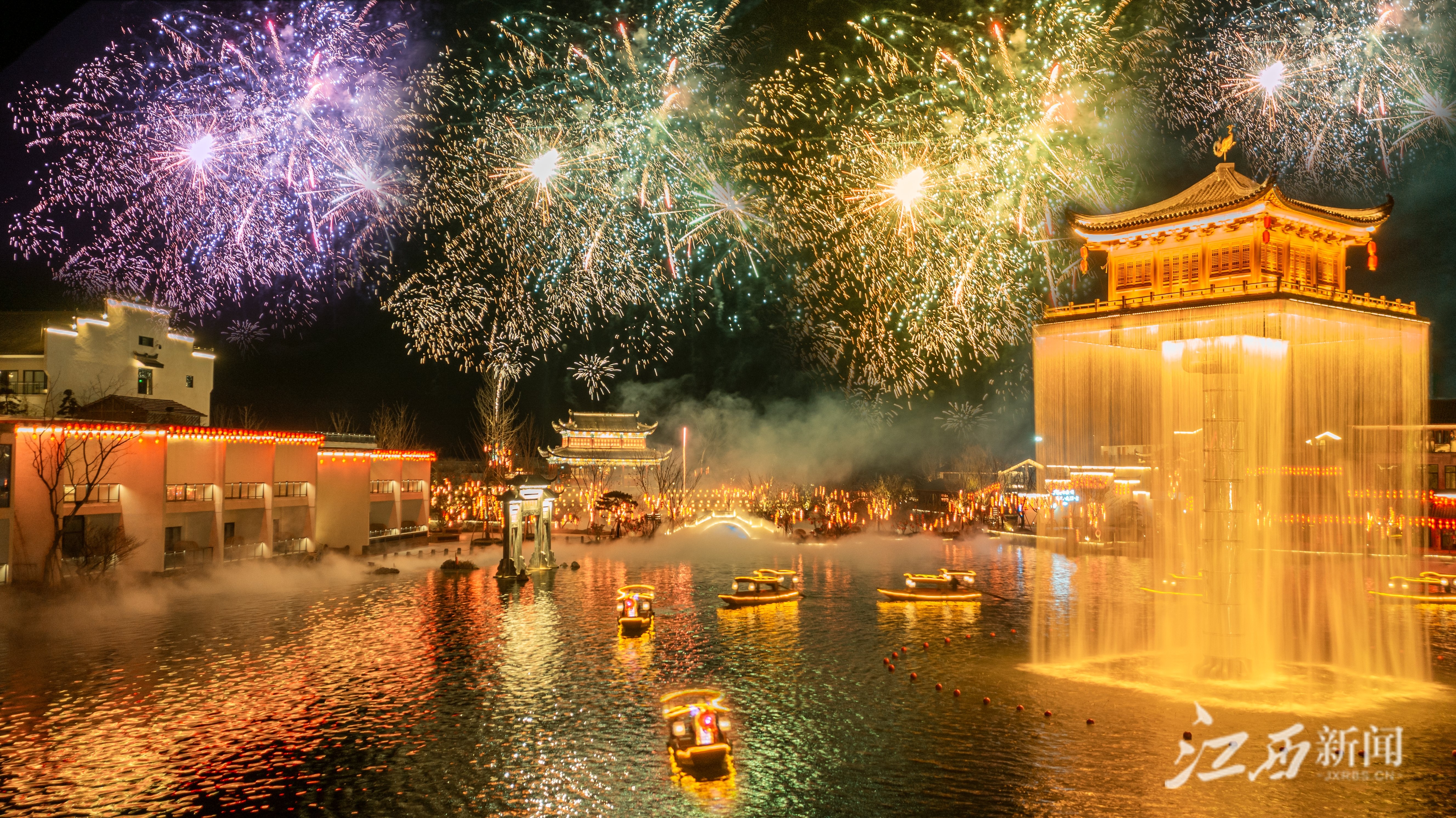 春节临近，婺女洲新年氛围已拉满（图）