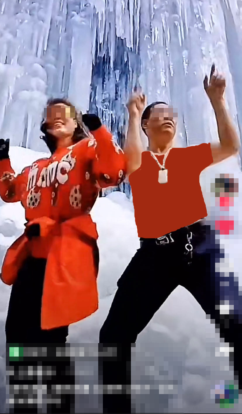 ■ 为了防止中年老哥冻坏,我让美编给他们加了一件短袖。