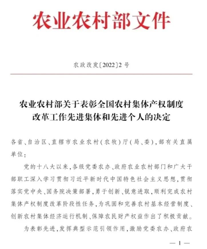 激发农村经济新活力，沛县这项工作获国家级表彰！