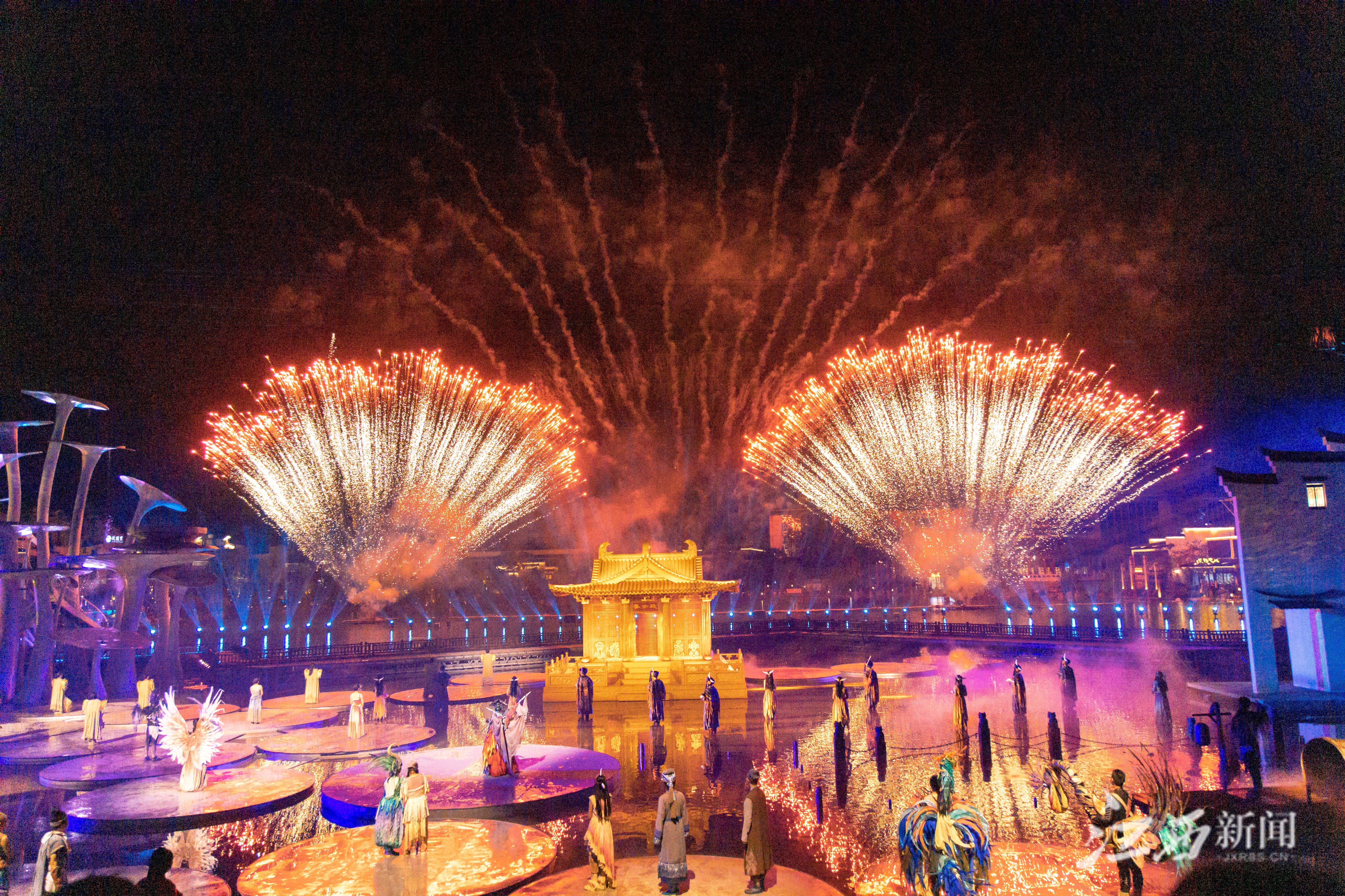 ▲组图为婺女洲度假区持续开展的新年活动。供图｜婺女洲度假区