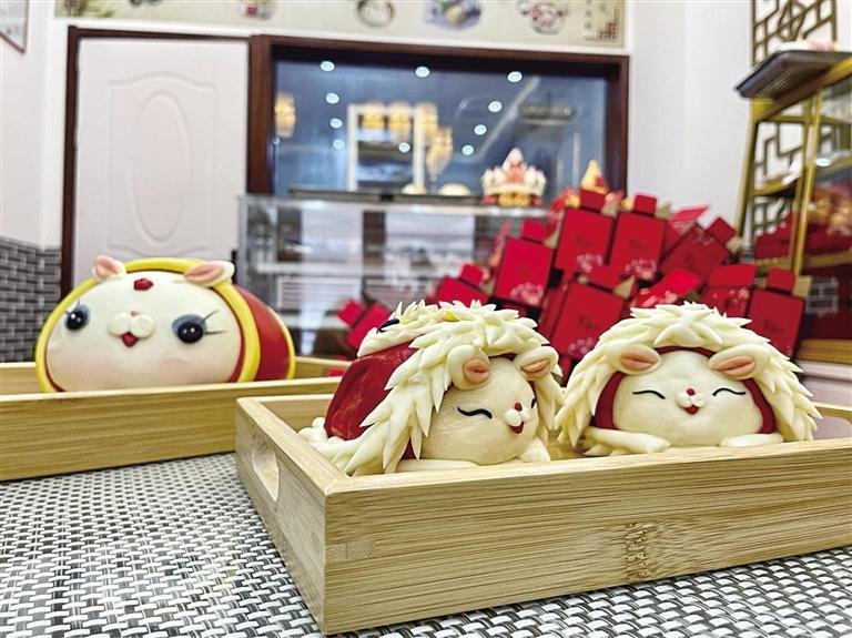 传统面点“花饽饽”走俏 记者 申亮 摄