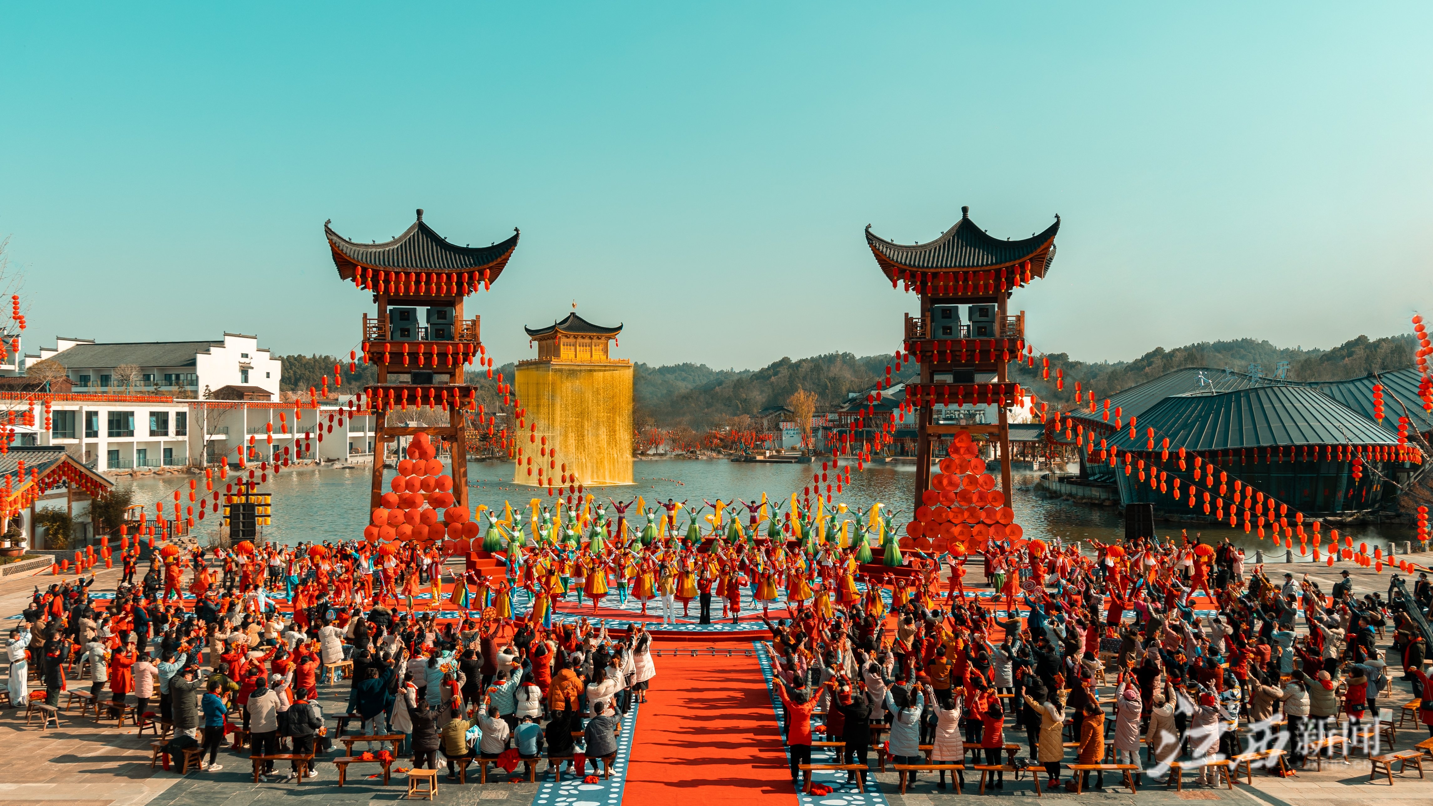 春节临近，婺女洲新年氛围已拉满（图）