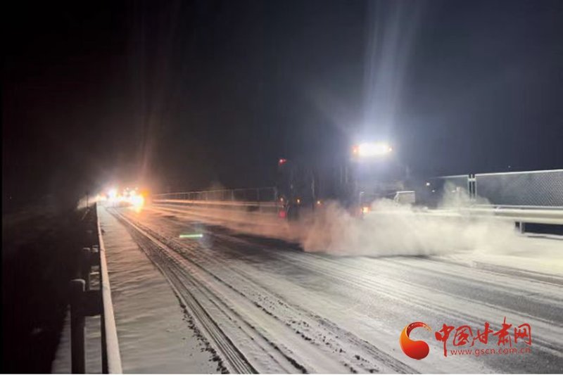 受降雪影响 甘肃这些路段实行交通管制