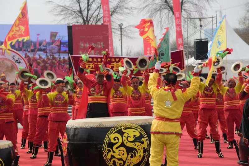 盛世中国年&middot;古今耀长安 2023西安市迎新春锣鼓大赛正月初五高陵开锣