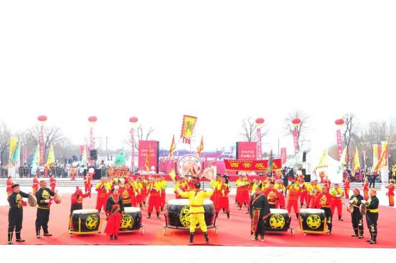 盛世中国年&middot;古今耀长安 2023西安市迎新春锣鼓大赛正月初五高陵开锣