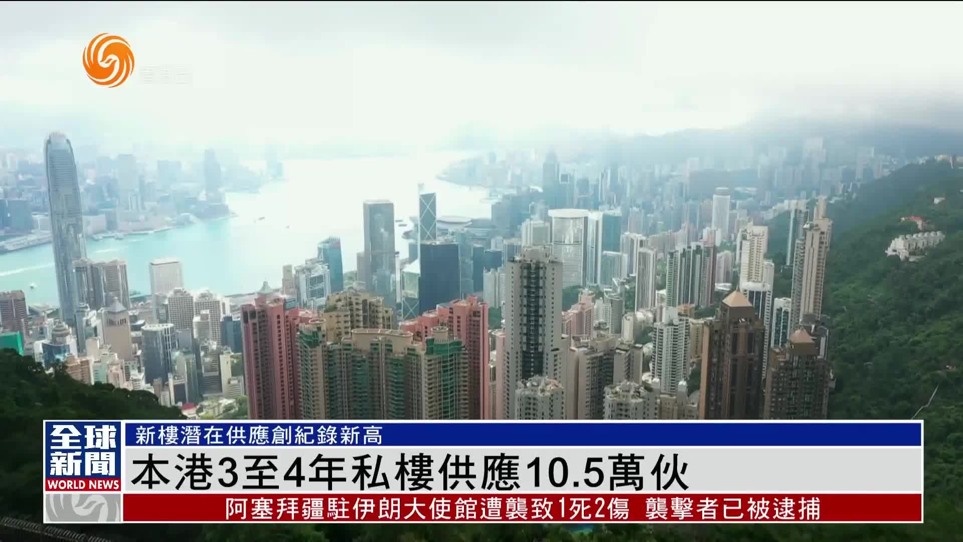 粤语报道｜香港3至4年私楼供应10.5万伙