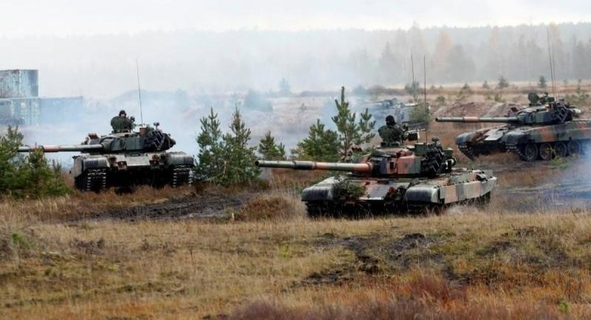 波兰援助乌克兰的PT-91型主战坦克