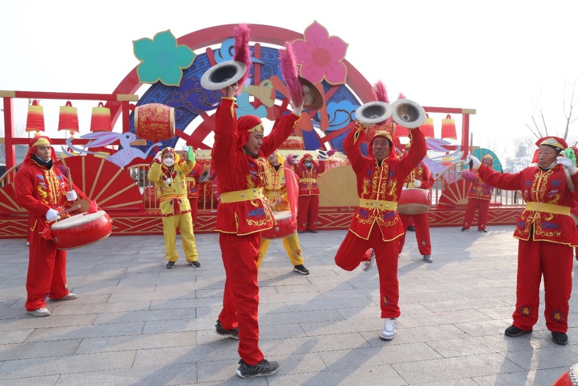 社火锣鼓表演