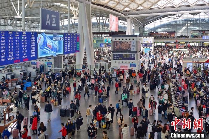 春运返程客流回升广铁1月24日预计发送旅客107万人次
