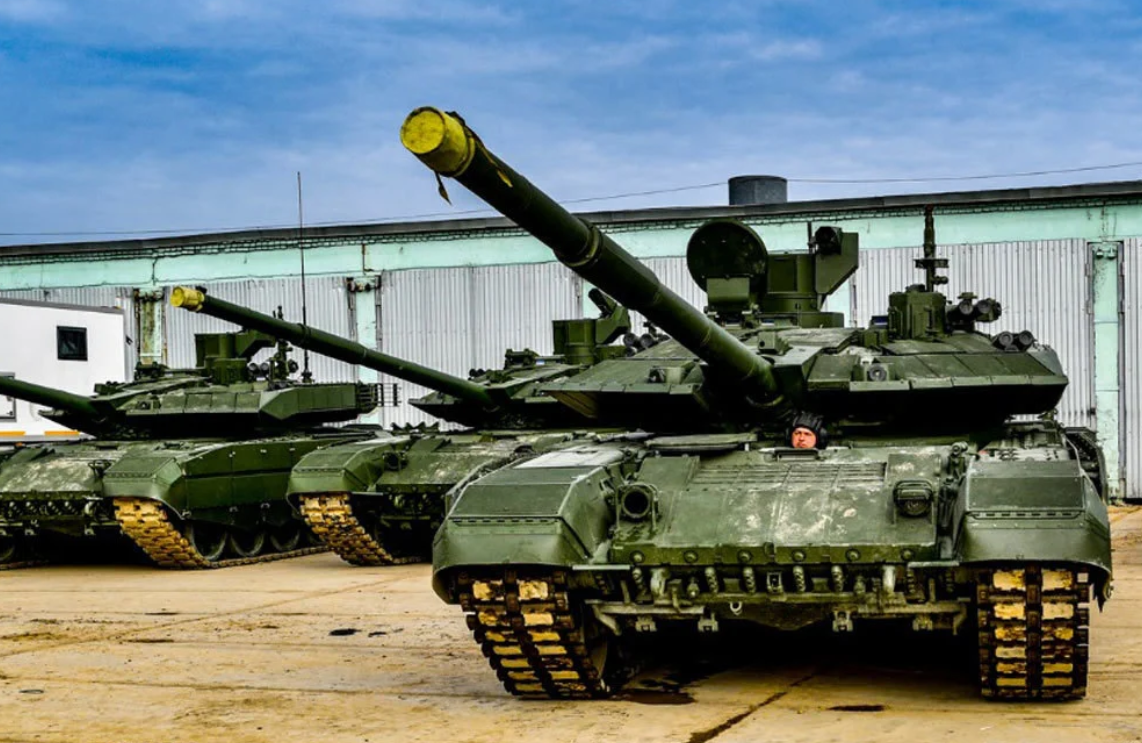 俄军T-90M等新型坦克面对“老豹2”时并非没有优势