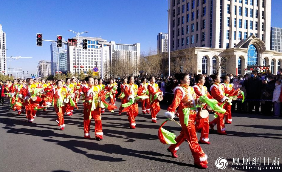 秧歌扭起来，生活乐起来。凉州区融媒体中心供图