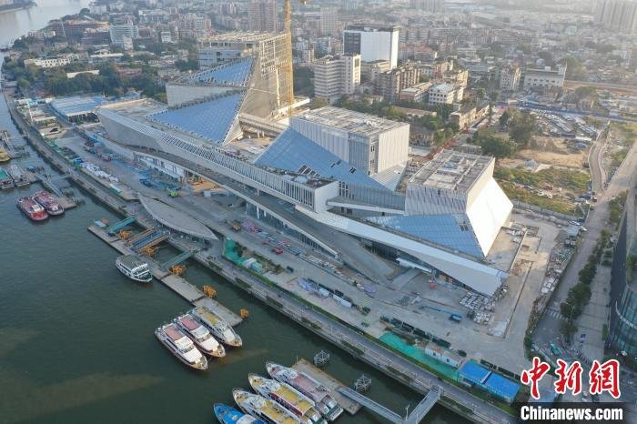 “三馆合一”项目航拍 中建三局 供图