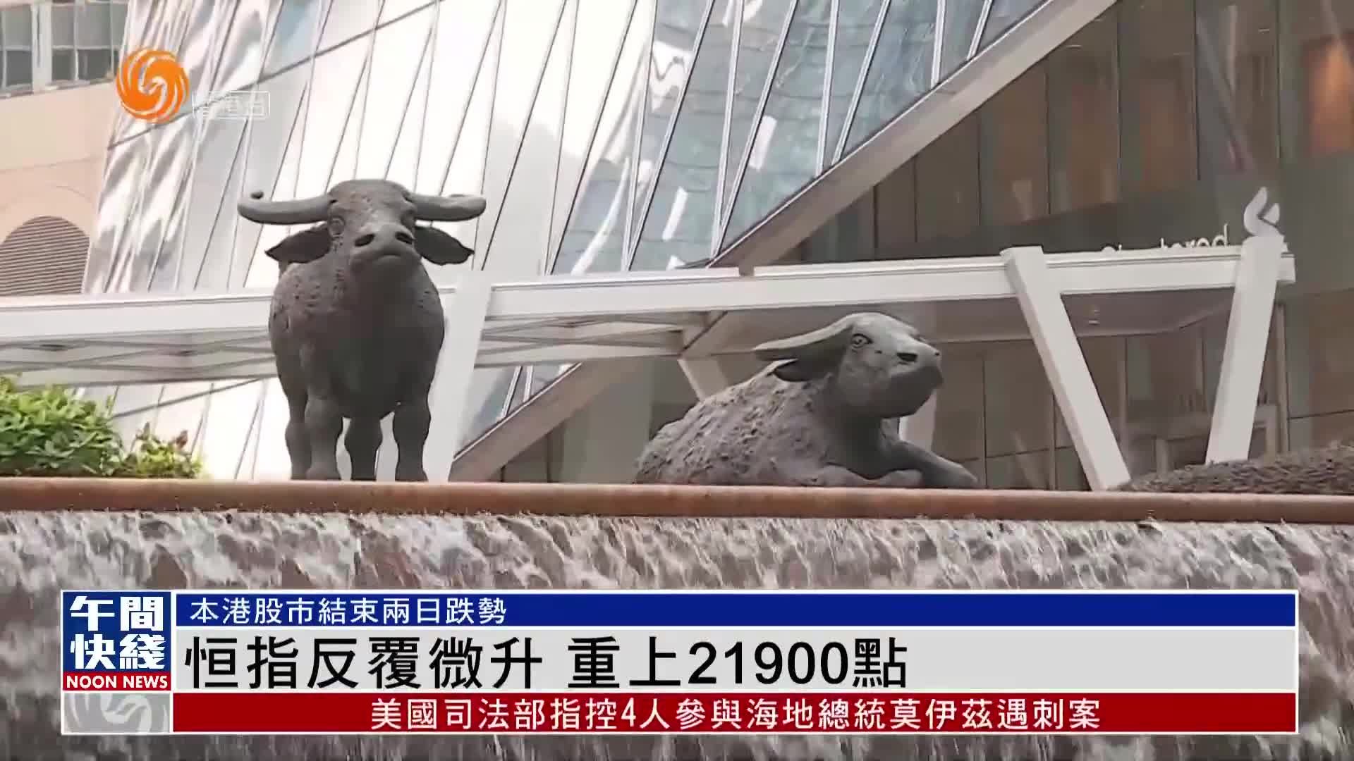 粤语报道｜恒指反复微升 重上21900点