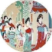 伽瑶服饰配色设定：都督夫人礼佛图（段文杰临摹）