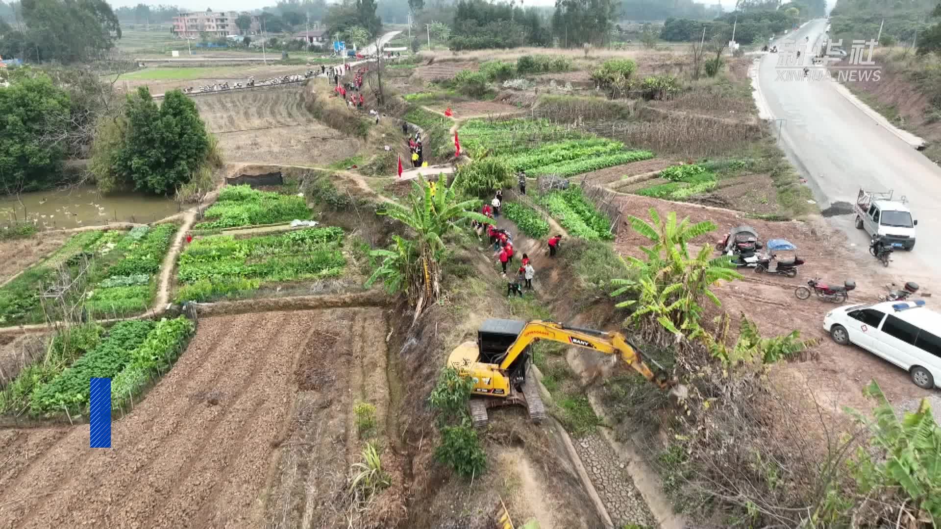 广西兴业：兴修农田水利 助力春耕生产