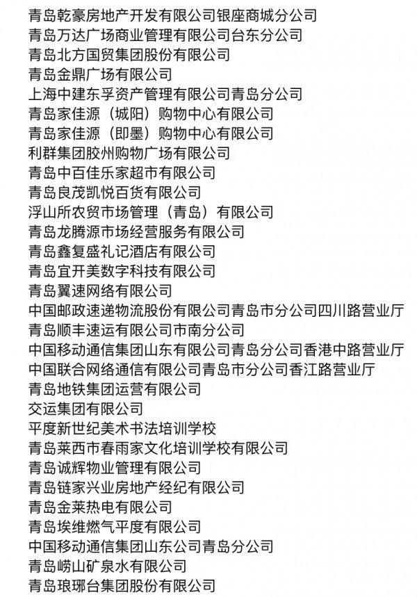 来源：青岛市市场监督管理局