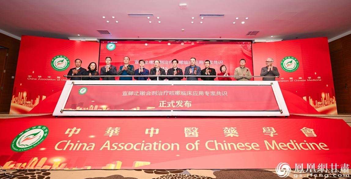 《宣肺止嗽合剂治疗新型冠状病毒感染咳嗽的实效性研究成果》和《宣肺止嗽合剂治疗咳嗽临床应用专家共识》发布 杨艺锴 摄