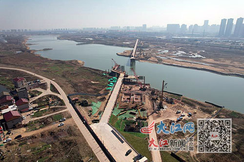 1月30日，昌九高铁赣江公铁大桥南支主桥主墩桩基全部浇筑完成