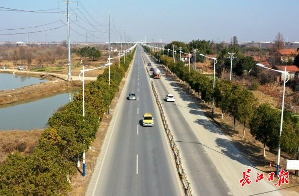 富强大道(现为黄武公路)项目南起武湖大道,北至东支河南侧,道路全长约