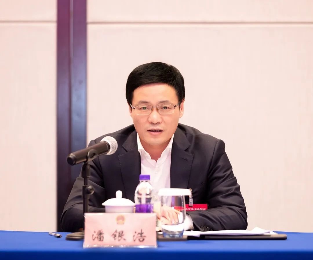 潘银浩参加区十届人大二次会议新碶代表团审议