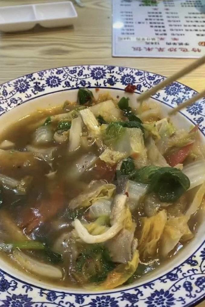 顾客拍摄视频截图 图源网络