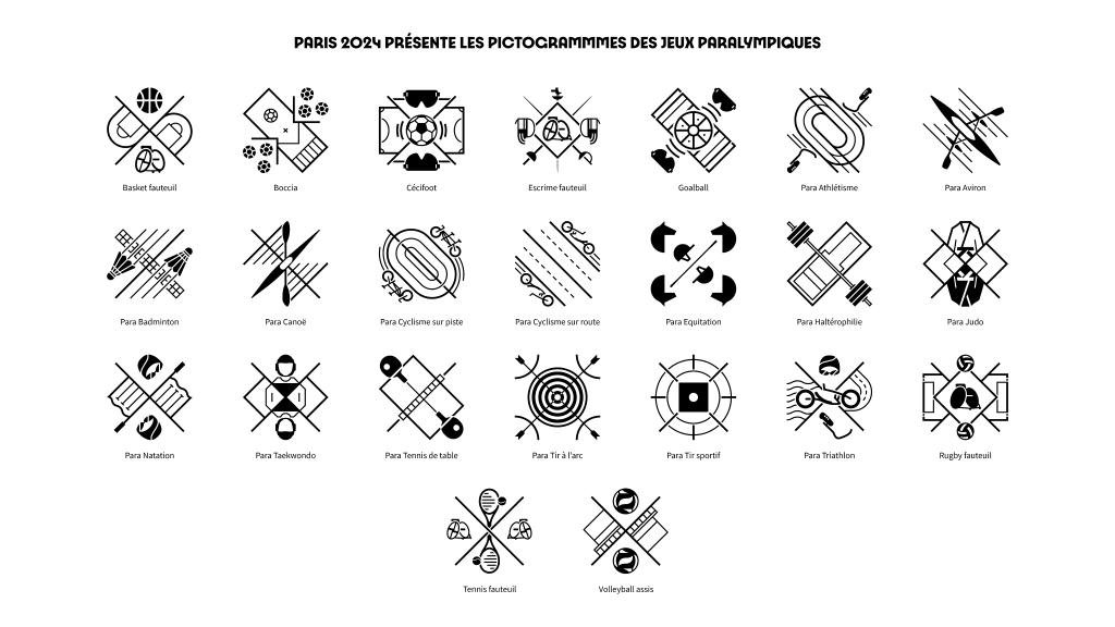 2024巴黎残奥会项目图标