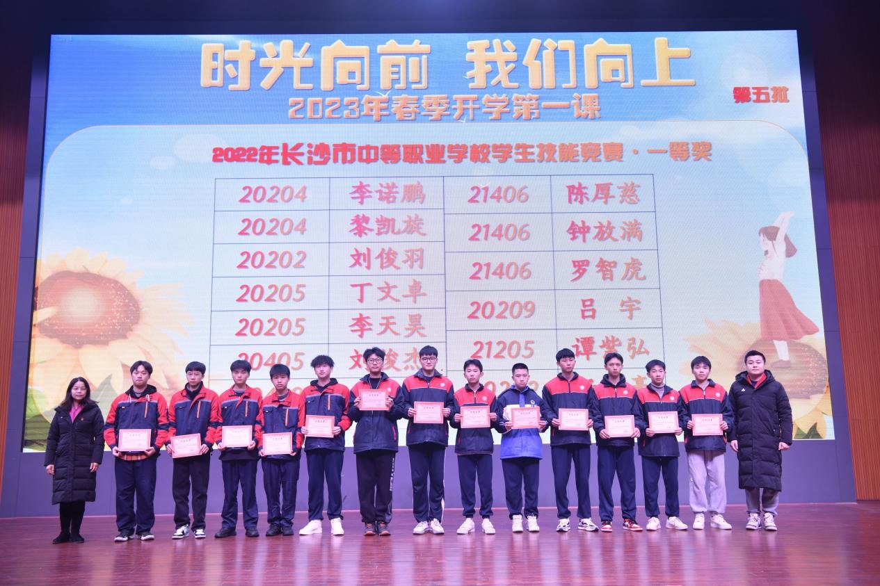 2022年长沙市中职学生技能竞赛一等奖获得者