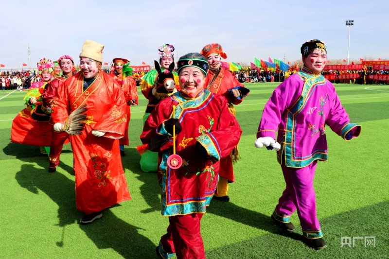 社火已成为民勤人心中的美好回忆（央广网发 马爱彬 摄）