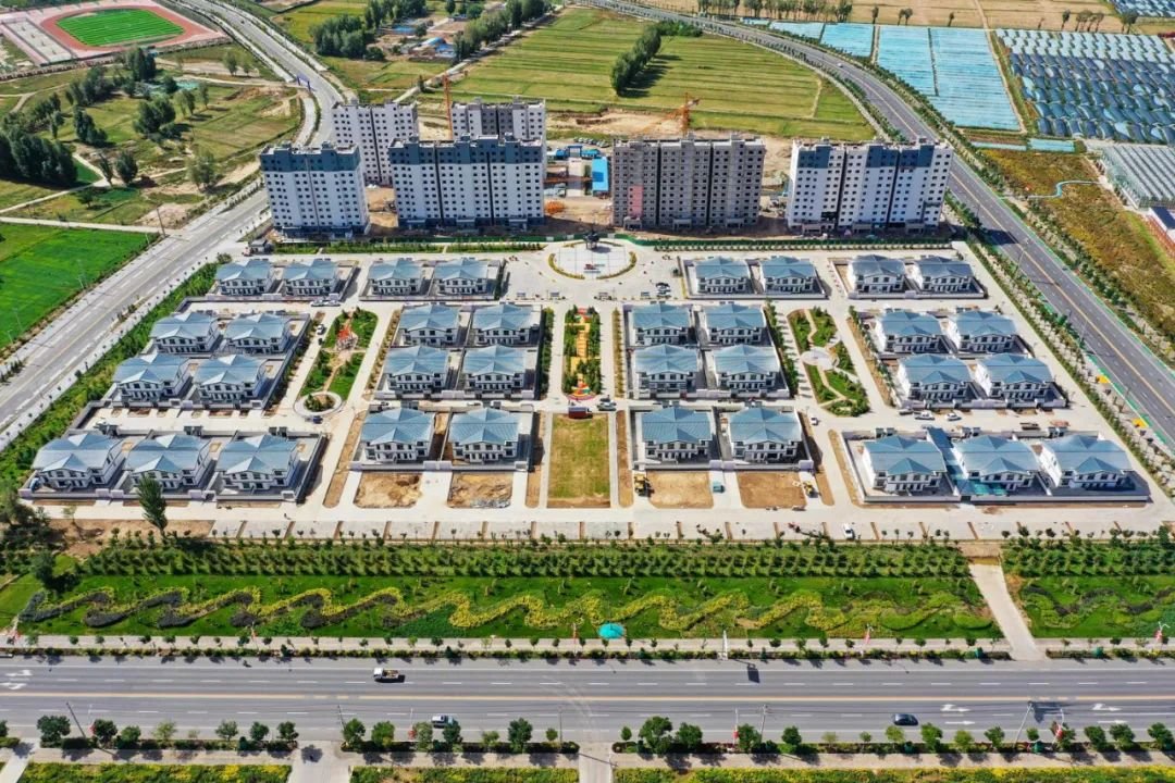 山丹县永宁新村全景图