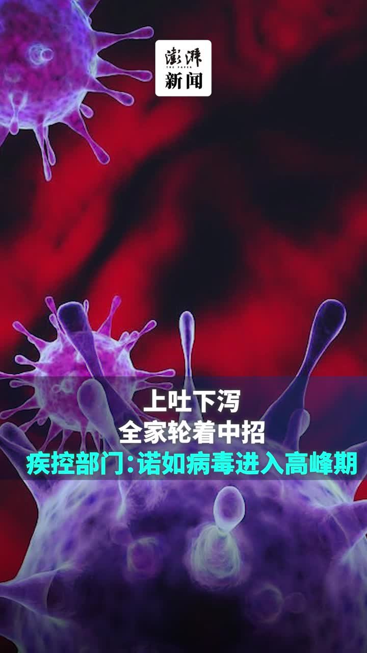 上吐下泻、全家轮着中招？疾控部门：诺如病毒进入高峰期