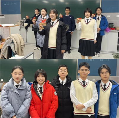（拍摄当日学生进行录制彩排）