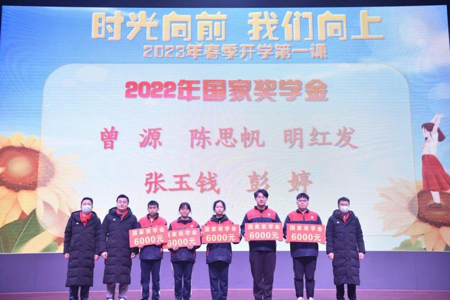 2022年国家奖学金获得者