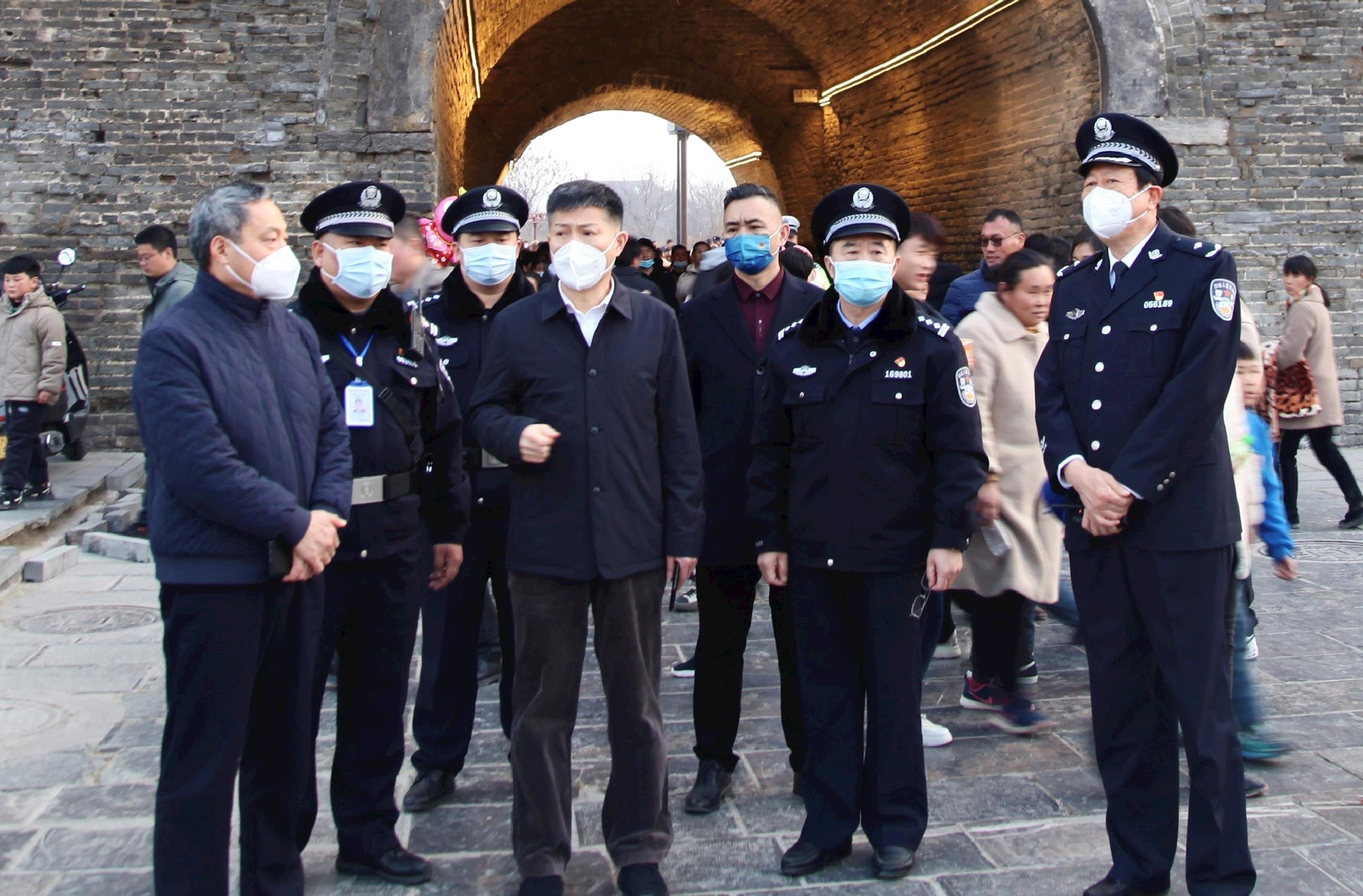商丘市副市长、市公安局党委书记、局长黄继恒督导检查元宵节安保维稳工作