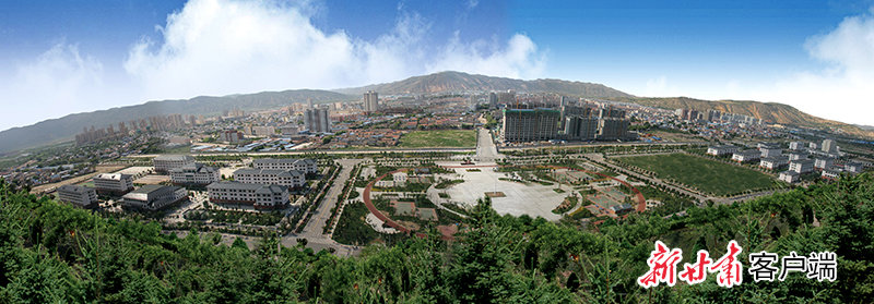 静宁素有崇尚文化、重教兴学的深厚积淀和优良传统,图为静宁文屏教育园。