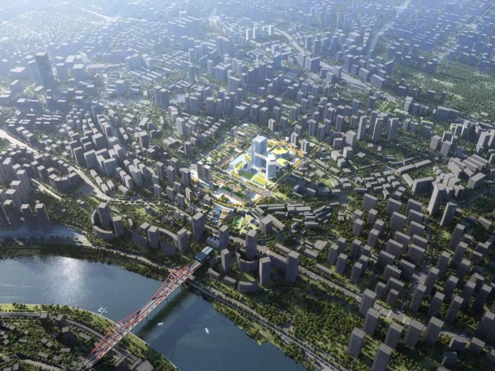 图为长安三工厂城市更新项目效果图。图片由江北区住房城乡建委提供