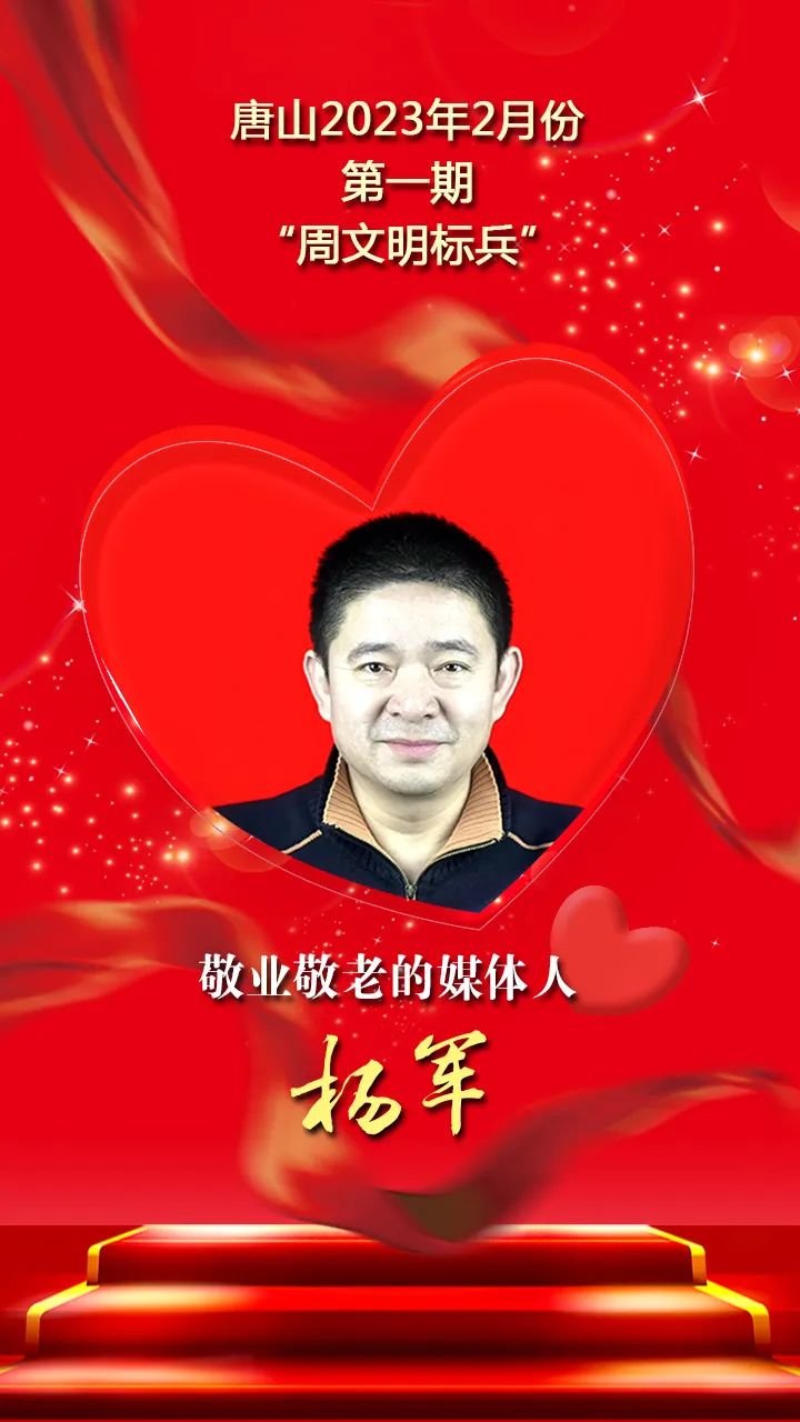 唐山2023年2月份第一期“周文明标兵”发布！