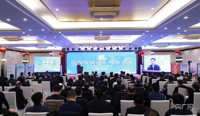 庆阳市举行银政企对接活动(央广网发 庆阳市委宣传部 供图)