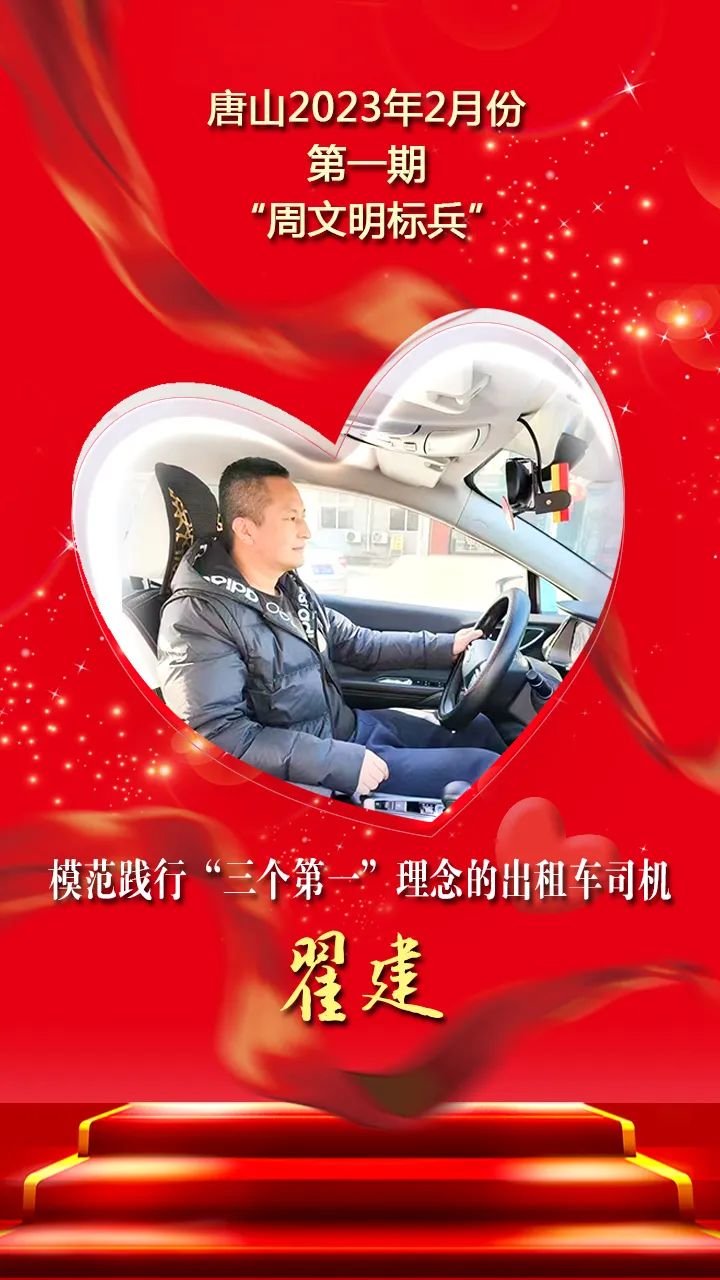 唐山2023年2月份第一期“周文明标兵”发布！