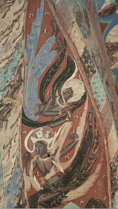 249窟 西魏 西壁龛顶北侧 飞天