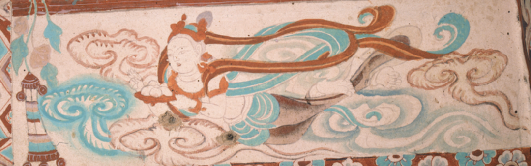 468窟 五代 西壁北侧上壁 飞天