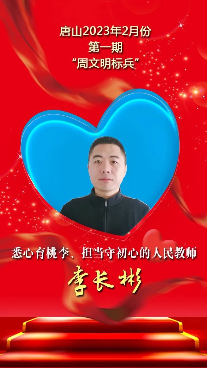 唐山2023年2月份第一期“周文明标兵”发布！